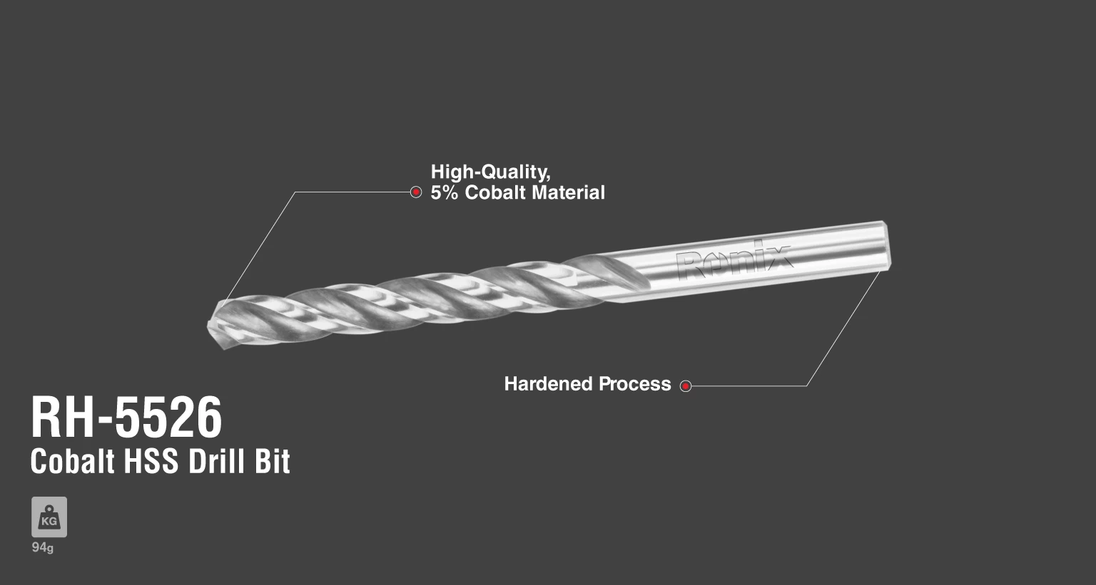 5% Cobalt HSS-Bohrer Ø 12,0 mm – Bild 2