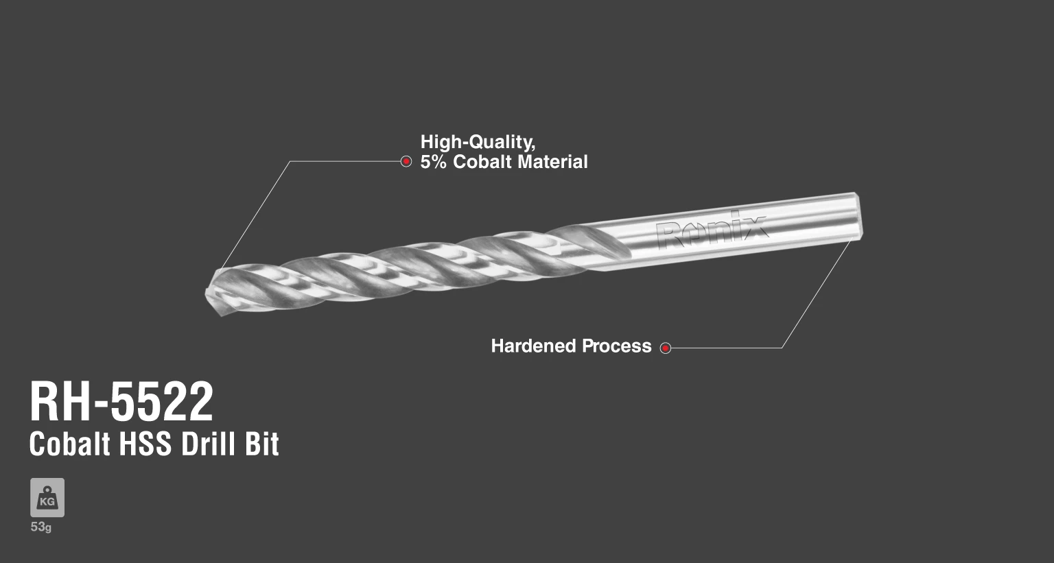 5% Cobalt HSS-Bohrer Ø 10,0 mm – Bild 2
