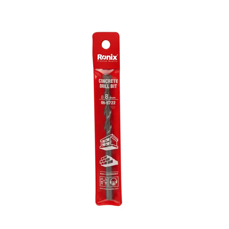 DIN8039 Betonbohrer TCG Wolframcarbid 8mm