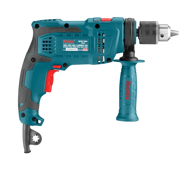 Schlagbohrhammer-Set mit Zahnkranzbohrfutter 750 W - 13 mm – Bild 2
