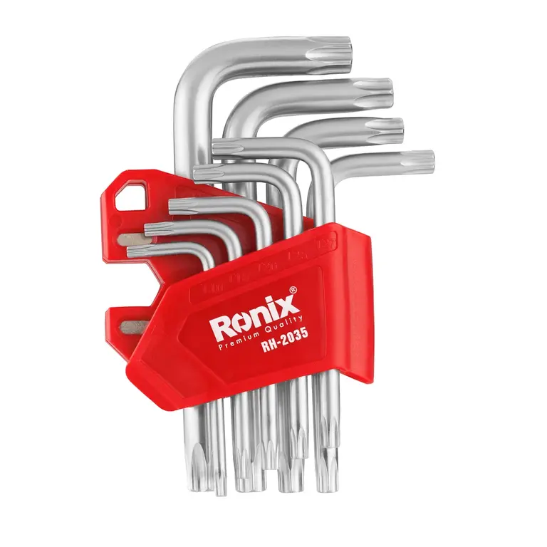 Kurzer magnetischer Torx-Stiftschlüsselsatz (9-teilig)