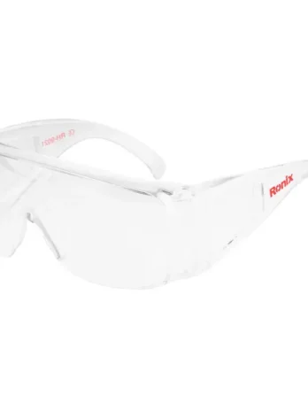 Schutzbrille mit seitlichem Sichtschutz