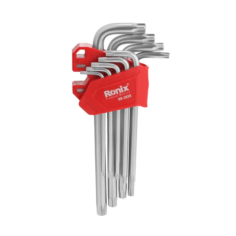 Langer magnetischer Torx-Stiftschlüsselsatz (9-teilig) – Bild 2