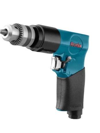 Druckluft-Bohrmaschine mit Zahnkranzbohrfutter 10 mm - 10 Nm