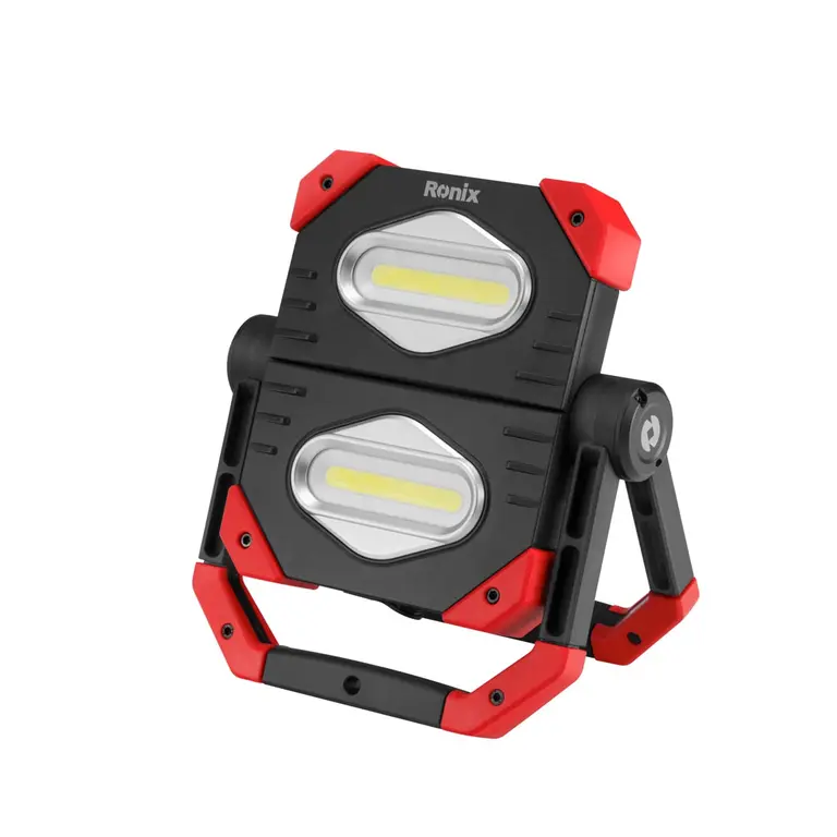 Akku-Baustrahler LED, 2x schaltbar, 2000 Lumen