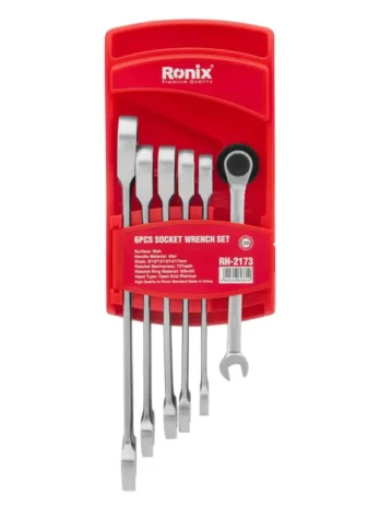 Ratschen-Ringmaulschlüssel-Set 6-teilig