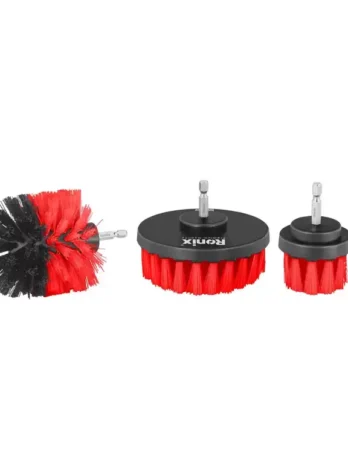3-teiliges Reinigungsbohrbürsten-Set
