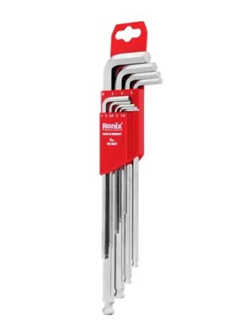 9 teiliges Inbus Schl ssel Set mit langem Arm und Kugelkopf made in Germany