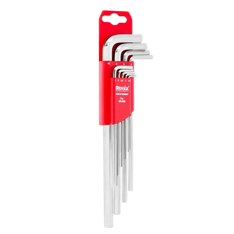 Langarm-Innensechskantschlüssel-Set (9-teilig) – Bild 3