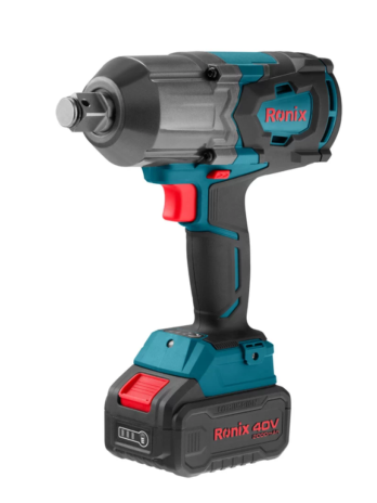Ronix 8917 40V 40V Brushless Cordless Impact Wrench Kit 1200 N m ¾ inch