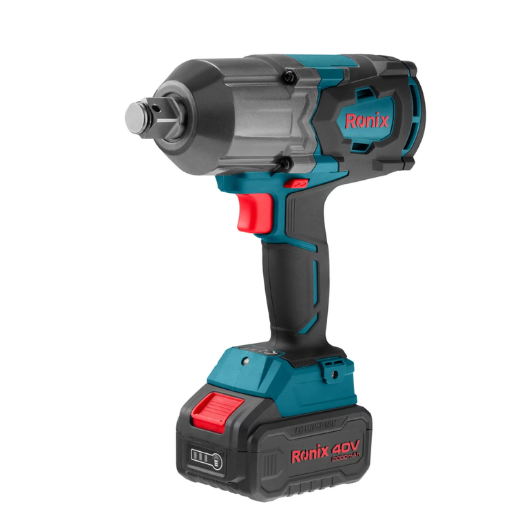 Ronix 8917 40V 40V Brushless Cordless Impact Wrench Kit 1200 N m ¾ inch