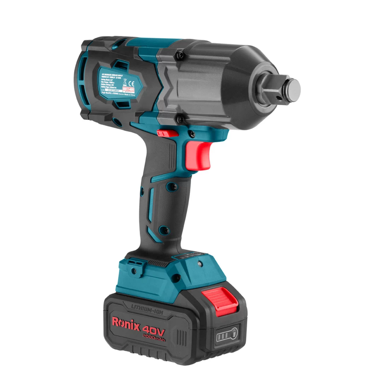 Ronix 8917 40V 40V Brushless Cordless Impact Wrench Kit 1200 N m ¾ inch – Bild 2