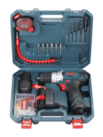 Akku-Bohrschrauber-Set 12 V (19-teilig)