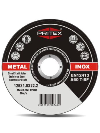 Trennscheibe Inox 125 x 1.0 mm für Edelstahl, Blech und Metall VE 50 Stück