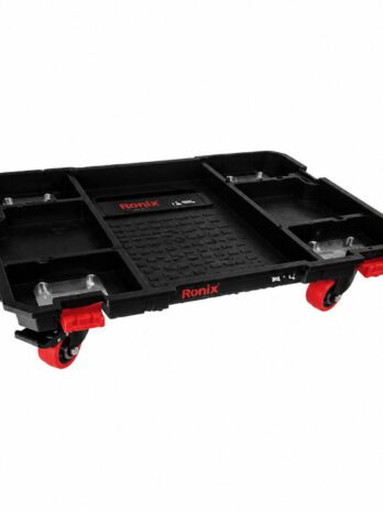 Kunststoff-Werkzeugablage mit Rollen, 465 330 110 mm