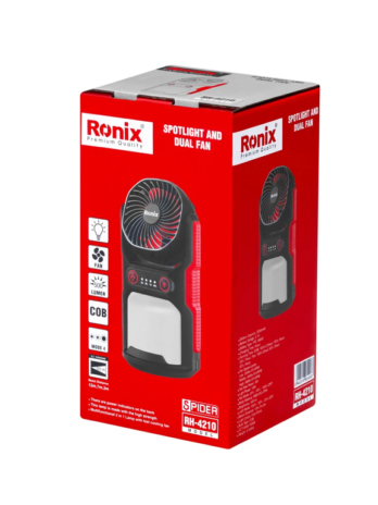Spotlight mit Doppelventilator