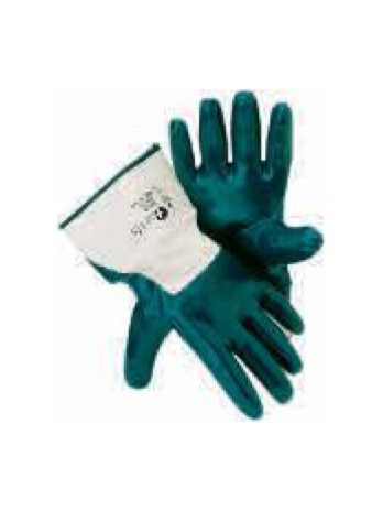 Nitrilhandschuh Mechanic blue mit Stulpe – Ausführung 10 – Art. 42 72108 031